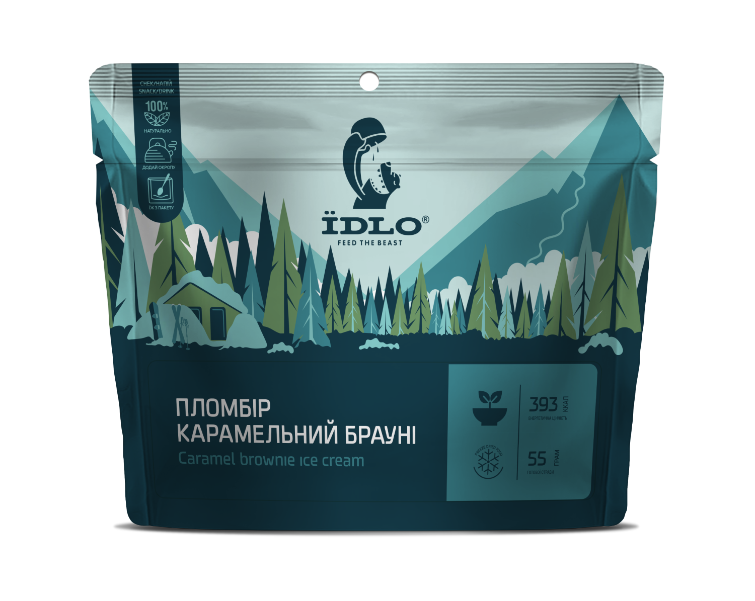 Пломбір карамельний брауні ЇDLO