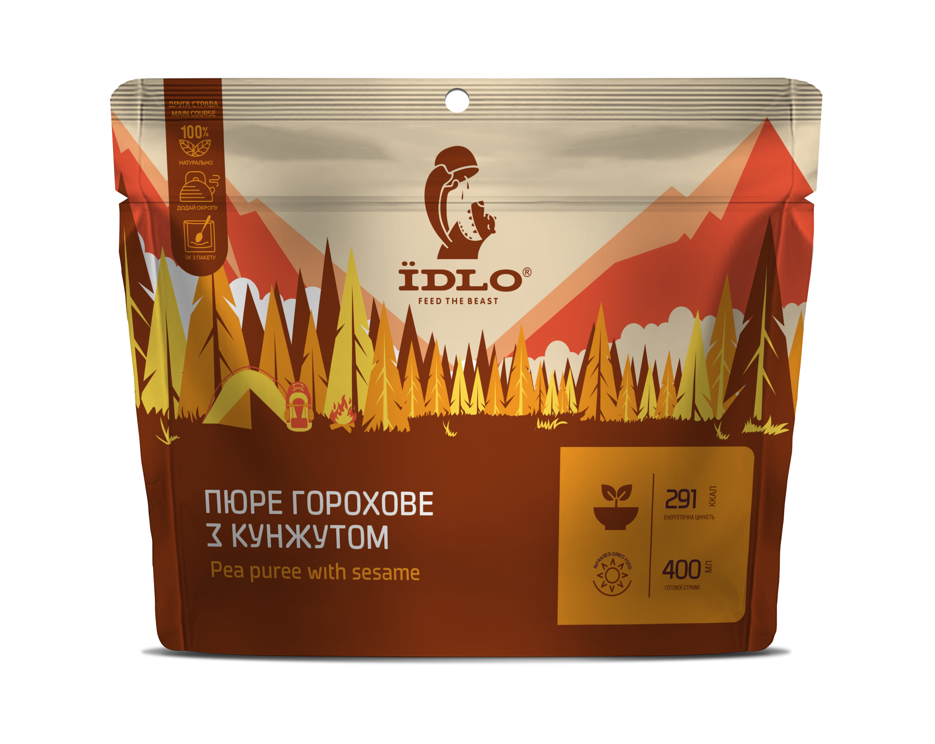 Пюре горохове з кунжутом ЇDLO