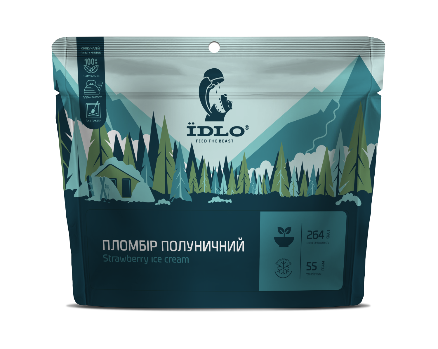Пломбір полуничний ЇDLO