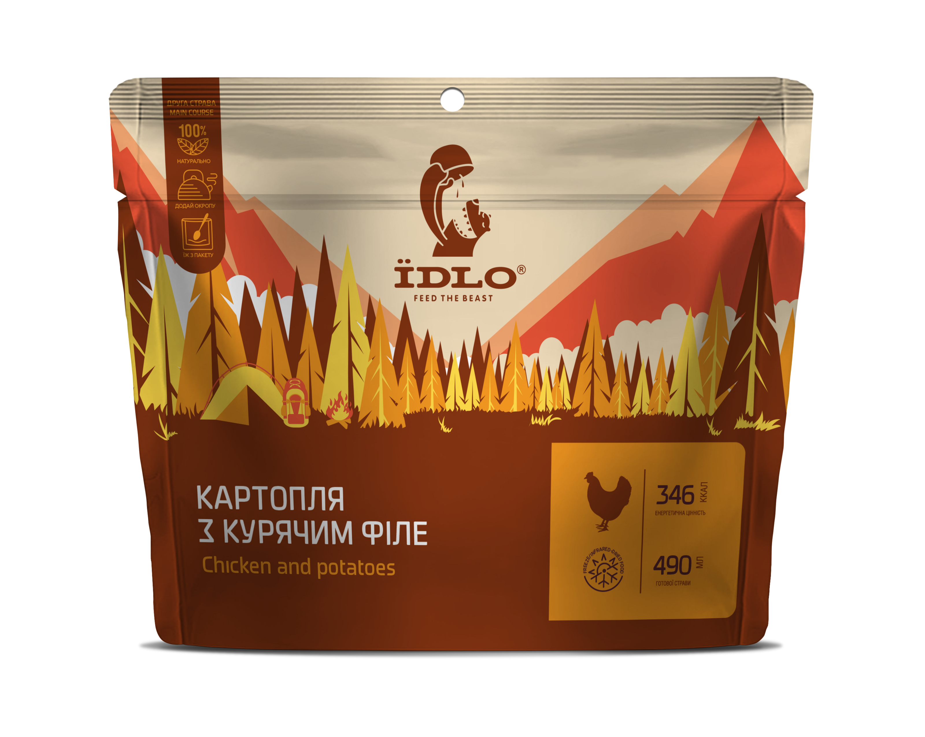 Картопля з курячим філе ЇDLO